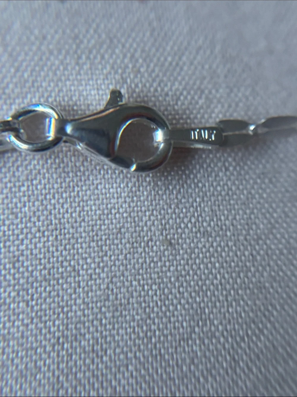 Delicate Silver Link Necklace - Silver